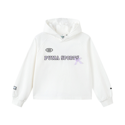 PUMA彪马春季女生棉混纺休闲卫衣