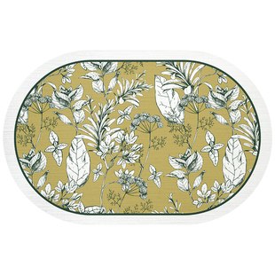 北欧简约硅藻泥吸水脚垫 浴室卫生间防滑垫硅藻土地垫硅胶泥垫子