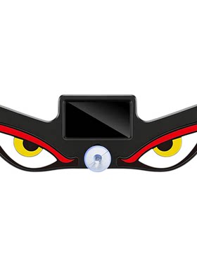 汽车恶魔眼太阳能无线装饰灯LED警示灯三角窗后窗车载有趣氛围灯