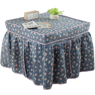 加厚烤火炉电暖桌烤火桌子罩套被正方形取暖桌布电暖炉电炉罩冬季