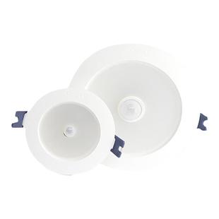 欧普led家用入户玄关过道人体感应筒灯客厅天花灯超薄楼道感应灯