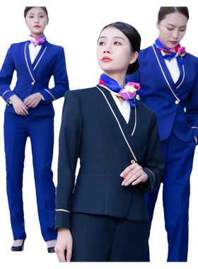 南航空姐制服餐饮职业套装
