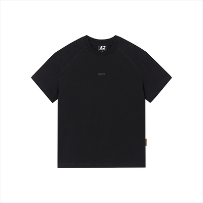 FORNINES重磅纯棉刺绣短袖T恤男款夏季潮牌合身正肩半袖打底衫女