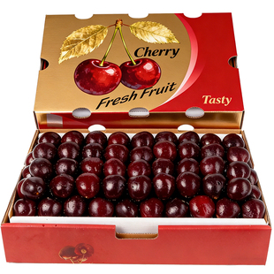 智利车厘子新鲜水果包邮当季整箱礼盒5斤孕妇3J进口5j樱桃原箱4J