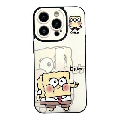 适用iPhone隐形支架动漫手机壳