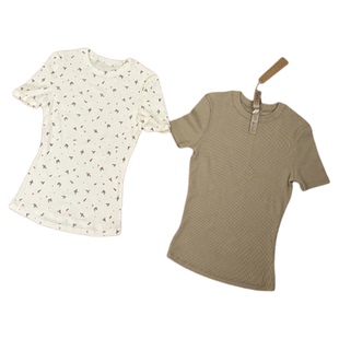 【消烦局长】绵云系列·修身显瘦短袖T恤女士夏复古碎花上衣