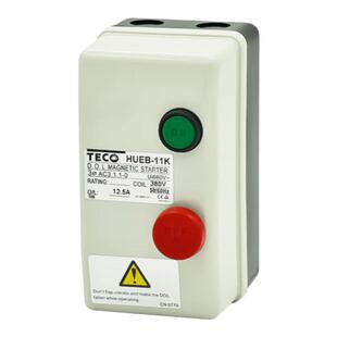 台安交流电磁开关HUEB-11K/16K磁力启动器HUPB-18K/23K 12.5A/10A