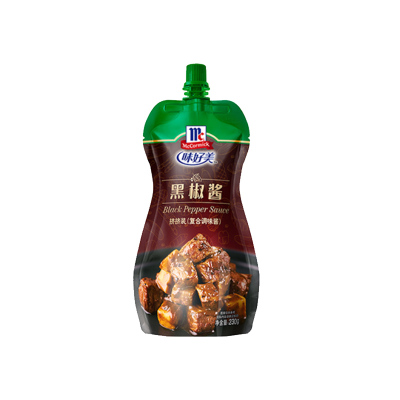 味好美黑胡椒酱包餐厅黑椒汁牛排酱意大利面拌酱小包装意面腌肉酱