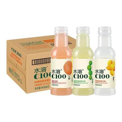 农夫山泉水溶C100果汁饮料15瓶