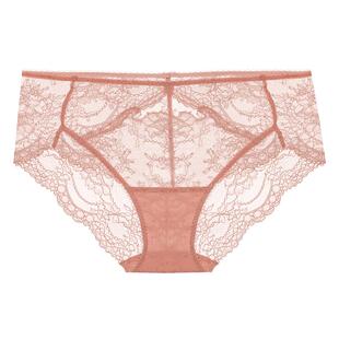 LA CLOVER蕾丝薄性感约会中腰平角裤盛夏流光2LC23UJ3