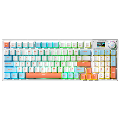 狼蛛F2098pro三模客制化机械键盘