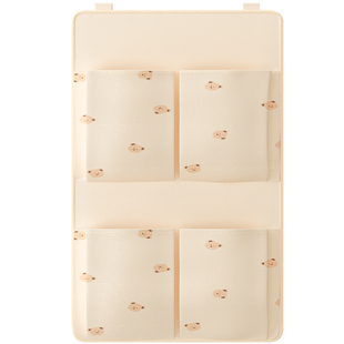 婴儿围栏爬爬垫拖鞋专用收纳袋挂式宝宝防护栏门多功能整理杂物袋