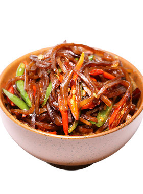 山东农家自制下饭咸菜辣椒炒疙瘩