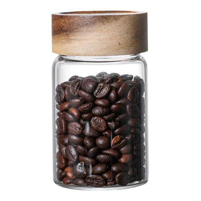 简约玻璃茶叶咖啡豆储物罐