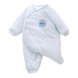 新生婴儿衣服秋冬季棉衣宝宝棉服夹棉加厚冬款初生a类冬装连体衣