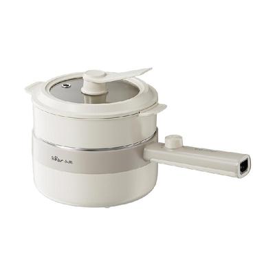 小熊电煮锅不锈钢宿舍煮面小电锅