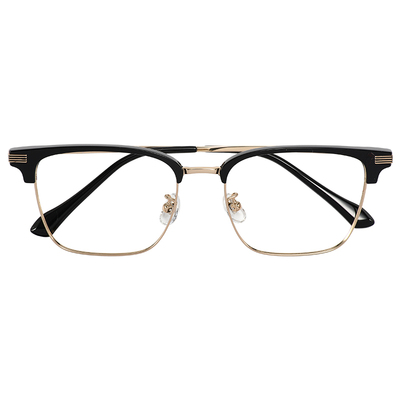 斯文半框眼镜男款近视可配度数