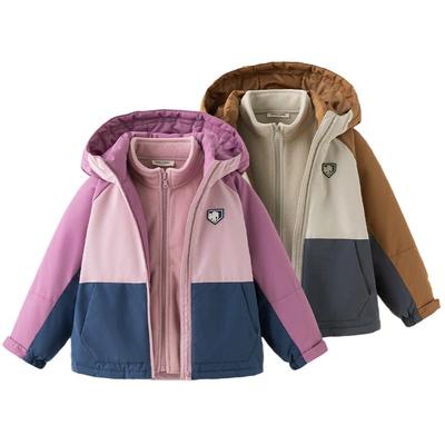 戴维贝拉女童棉服两件套