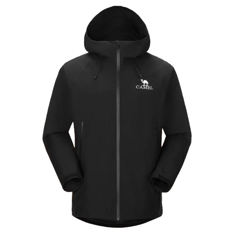 骆驼户外硬壳单层冲锋衣男女款轻量三防防水防风外套行侠登山服装