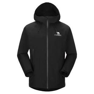 骆驼户外硬壳单层冲锋衣男女款轻量三防防水防风外套行侠登山服装