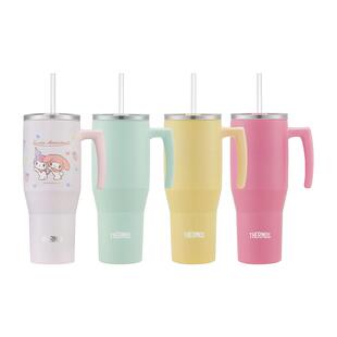 膳魔师冰霸杯双饮大容量保温杯运动水杯巨无霸吸管咖啡杯新年礼物