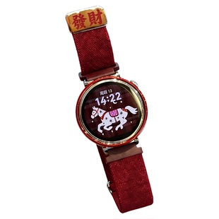 【马年限定】适用华为gt6表带gt5新年红watch5磁吸编织GT4运动手表保护壳套智能WATCH4/3男女款秋冬JY高级感