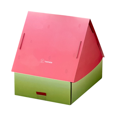 探桃喜卡通可爱西瓜空盒子包装盒