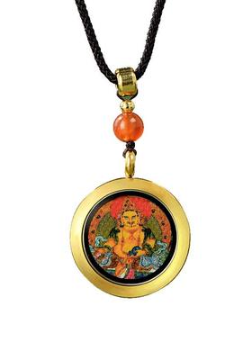 藏式民族风通用款合金唐卡吊坠