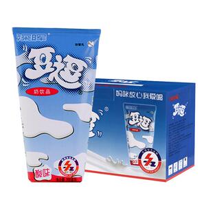 深晖豆逗乳酸味奶整箱200ml*16盒原味豆逗酸牛奶乳酸饮料学生奶
