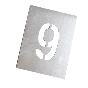 铁皮不锈钢镂空心数字母货车年检车牌放大号编号牌模具喷漆板定制