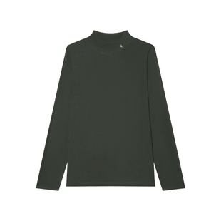 JDV男装半高领长袖T恤春秋季新款圆领t恤休闲男士长袖T恤WTA4364