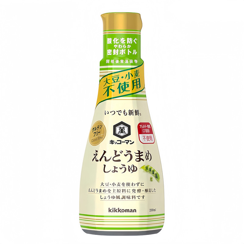 日本万字牌宝宝低敏豌豆酱油婴幼儿童辅食不含大豆小麦200ml 1岁+