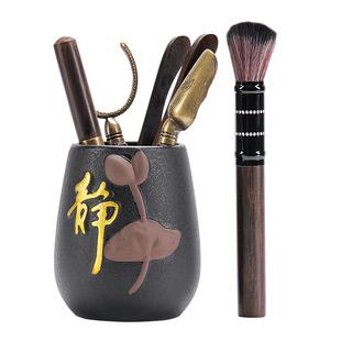 喝茶茶具配件大全茶道六君子套装茶器用品全套茶桌摆件台泡茶工具