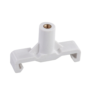 铝合金120*50 PVC面板线槽配件固定架 86开关插座用卡扣支架 明装