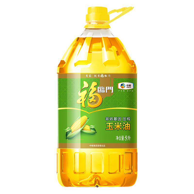 中粮福临门非转基因玉米油5L/桶