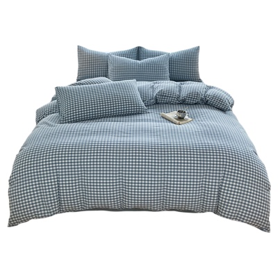 无印良品a类全棉纯棉简约四件套