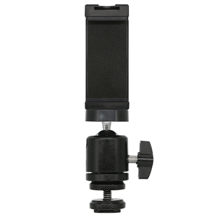 fujing 相机热靴手机夹适用佳能富士索尼尼康单反微单配件横竖拍外接拓展监视器显示屏取景花絮拍摄固定支架