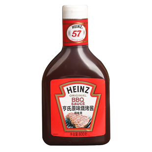 亨氏BBQ原味烧烤酱600g美式烤肉调味酱腌肉牛排酱西餐烧烤