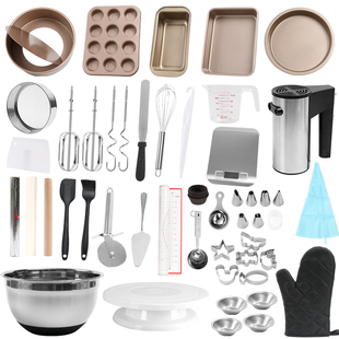 烘焙工具套装入门家用烘培新手做蛋糕饼干材料小烤箱全套用具套餐