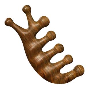 按摩梳疏通经络梳子女家用刮痧按摩防头皮头部脸部天然檀木头脱发