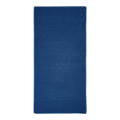 普鲁士蓝复古风卧室地毯直播间