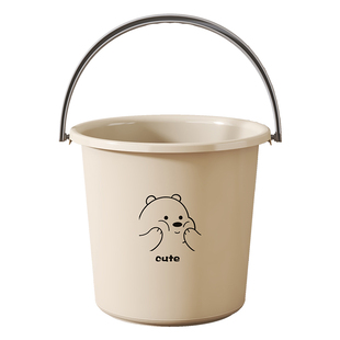 带盖水桶家用储水用特大号加厚洗衣手洗澡提水桶学生宿舍用塑料桶