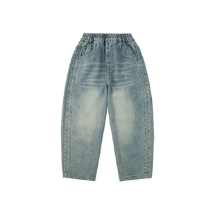男童休闲裤子26春新款儿童洋气牛仔裤直筒长裤潮110~170韩版长裤