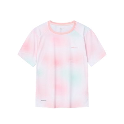 鸿星尔克短袖圆领透气女童上衣