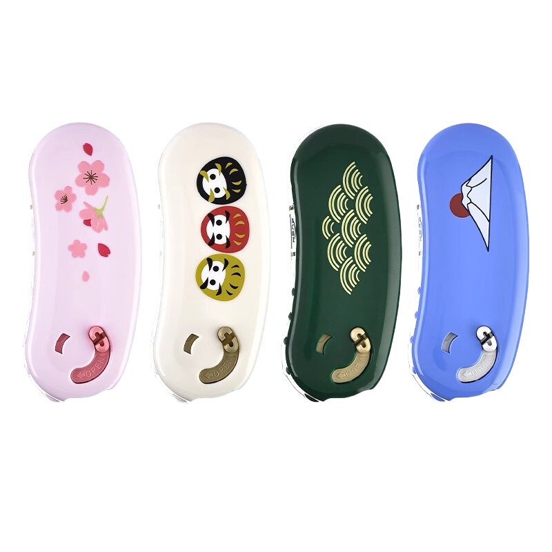 日本PLUS普乐士点点胶豌豆限定款双面胶带手账手工粘贴文具胶用品