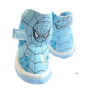 宠物狗狗鞋子不掉小型犬泰迪比熊春夏款夏天夏季一套4只凉鞋透气