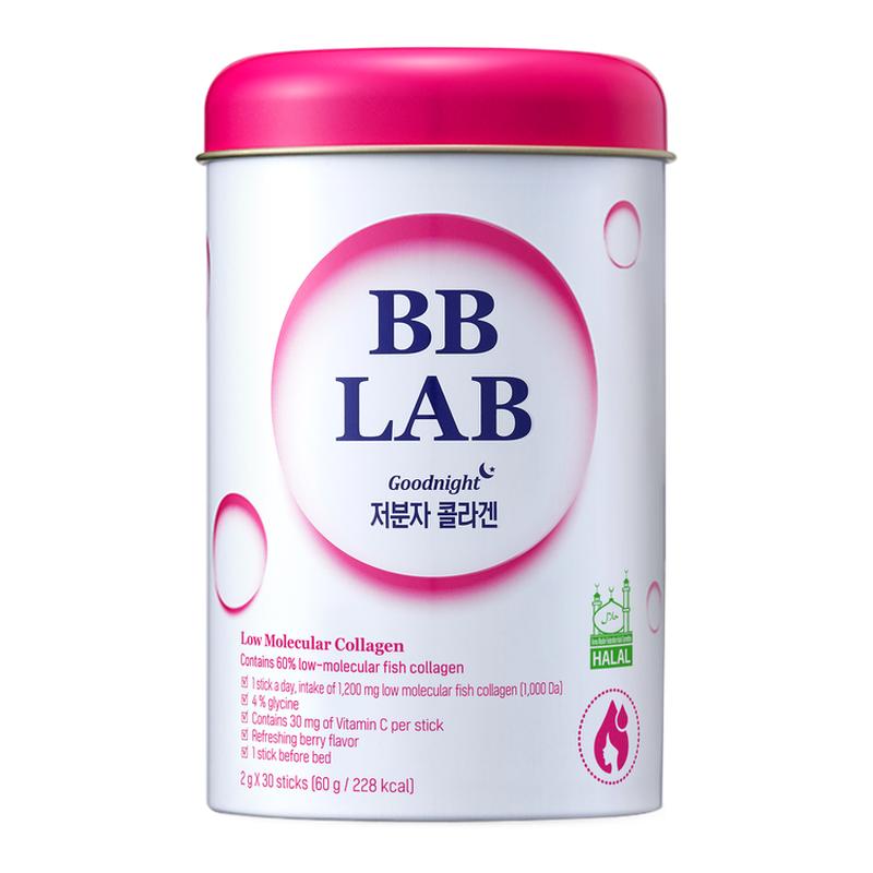 Nutrione BBLAB晚间高效低分子鱼胶原蛋白2g*30条 效期至27年6月