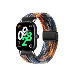 适用红米watch4表带redmiwatch4手表腕带智能小米手环8pro编织磁吸代夏天运动男生女生替换配件硅胶尼龙卡扣