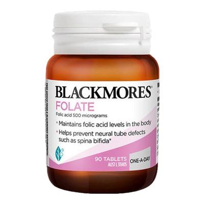 Blackmores天然叶酸500μg90片