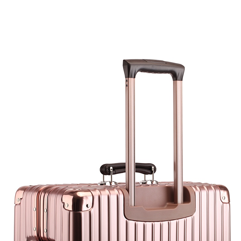 新款万向轮拉杆箱复古旅行箱铝框箱批发行李箱